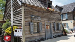 Das wooden schoolhouse, ältestes Schulgebäude der USA