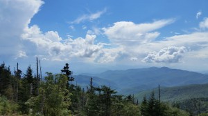 Blick auf die wunderbaren Great Smoky Mountains